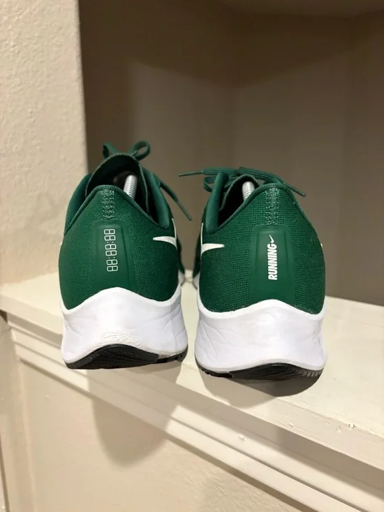 Nike Air Zoom Pegasus 37 Shoes Mens 11.5 Green Mesh Running Athletic Sneakers - Picture 9 of 9
